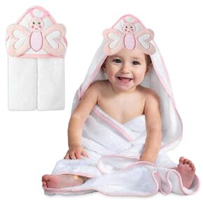 Mother's Choice Baby Towel with Hood - 100% Cotton Ultra Soft and Absorbent (33x33in) Large Baby Bath Towel for Newborn and Infant, Toddler Bath Towel for Boys and Girls (Sheep)