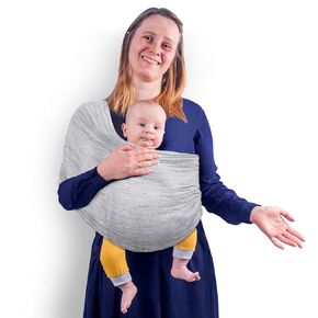 Baby Wrap Carrier, Unisex Baby Carrier, Lightweight & Ultra Soft, Easy to Wear Baby Wrap, Perfect for Newborn Toddlers