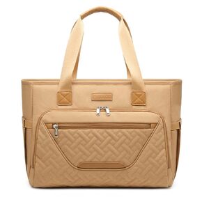 Diaper Bag Tote Bag, Large Tote Diaper Bag with 16 Inch Laptop Compartment, Crossbody Toddler Diaper Bag for Mom (Black)