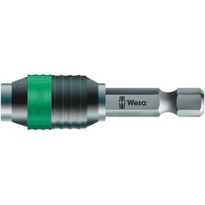 Wera - 5052502001 889/4/1 K Rapidaptor Universal Bit Holder for 1/4" Hex Drives, 2" Long