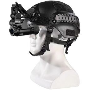 GOYOJO Night Vision Goggles, NVG Digital Night Vision Monocular with Photo and Video Shooting, Helmet Mounted Night Vision Distance 200M for Hunting, Camping