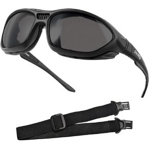 Anti-Fog Safety Motorcycle Riding Sunglasses Foam padded Goggle, Dustproof, Windproof, Hunting, Hiking, Golfing