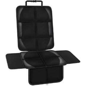 Car Seat Protector Non-Slip Auto Car Seat Protector Covers for Child Car Seat Universal Vehicle Car Seat Protector for Baby Child Car Seat Mat for Pet (Black, 1)