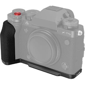 SmallRig X-T5 L-Shape Grip for FUJIFILM X-T5 Camera, Built-in Quick Release Plate for Arca, 1/4"-20 Holes, Ergonomic Silicone Handgrip, Shutter Button (Black) - 4260