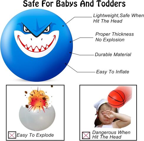 Hymaz 20P Knobby Balls for Kids Toddlers,9 Inch Bouncy Sensory Balls Spiky Massage Stress Balls Sensory Balls Party Favors,Toys Balls for Kids Toddlers,Fun Beach Ball with Pump in Saudi Arabia