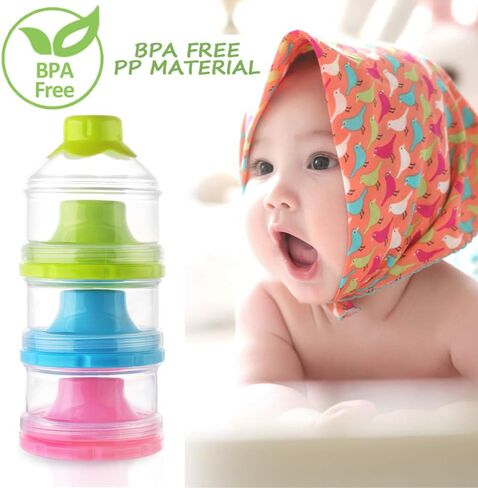 Accmor Baby Formula Dispenser, Non-Spill Stackable Formula Dispenser On The Go, Baby & Kids Snack Containers, Formula Container for Travel, BPA Free in Saudi Arabia