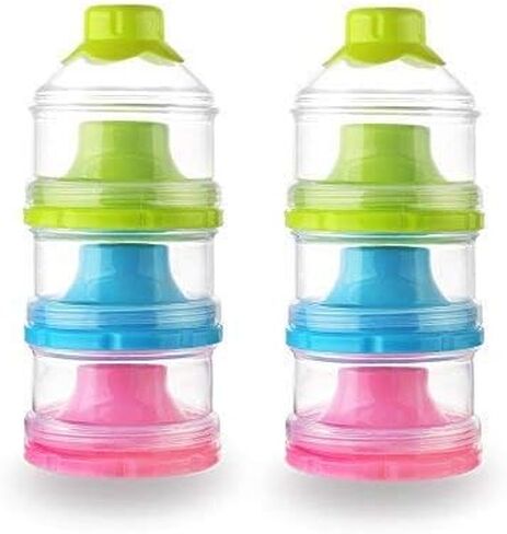 Accmor Baby Formula Dispenser, Non-Spill Stackable Formula Dispenser On The Go, Baby & Kids Snack Containers, Formula Container for Travel, BPA Free in Saudi Arabia