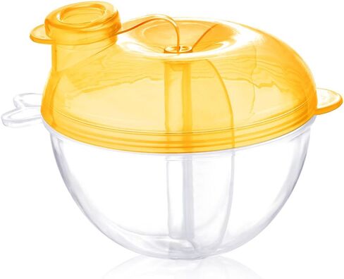 Accmor Baby Formula Dispenser for On-The-Go Feedings, Three-Compartment Non-Spill Formula Container to Go, Snack Milk Powder Dispenser for Traveling with Infant Toddler, Pink in Kuwait