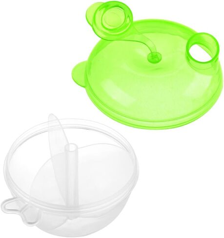 Accmor Baby Formula Dispenser for On-The-Go Feedings, Three-Compartment Non-Spill Formula Container to Go, Snack Milk Powder Dispenser for Traveling with Infant Toddler, Pink in Kuwait