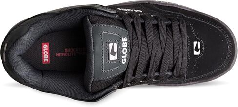 Globe Men's Tilt Skate Shoe, Steel/Black, 8.5 in Kuwait