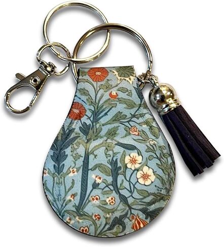 Americana Neoprene AirTag Case Keychain - Patriotic Red, White, and Blue Design, Compatible with Apple AirTag for Keys & Wallets - Anti-Scratch GPS Tracker Holder with Ring and Clip in Kuwait