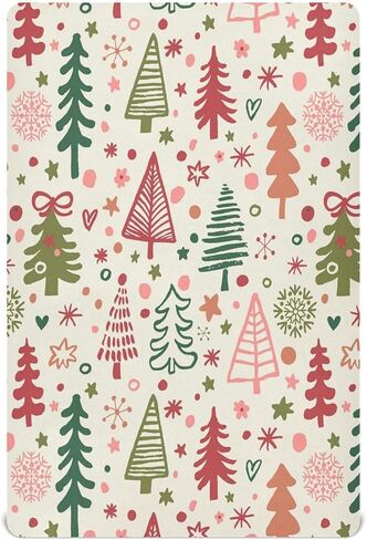 Crib Sheet, Unisex Crib Sheet, Soft and Comfortable for Standard Crib and Toddler Mattress, Christmas Tree in Saudi Arabia