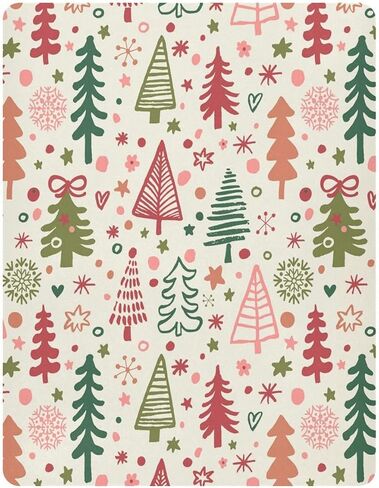 Crib Sheet, Unisex Crib Sheet, Soft and Comfortable for Standard Crib and Toddler Mattress, Christmas Tree in Saudi Arabia