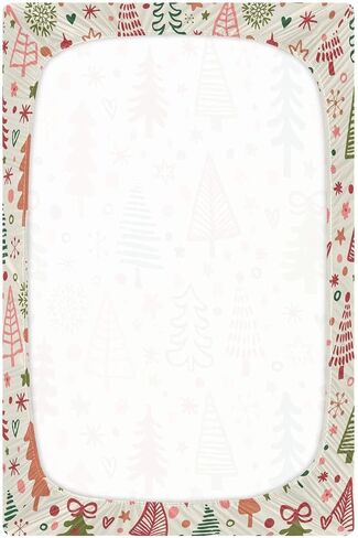 Crib Sheet, Unisex Crib Sheet, Soft and Comfortable for Standard Crib and Toddler Mattress, Christmas Tree in Saudi Arabia