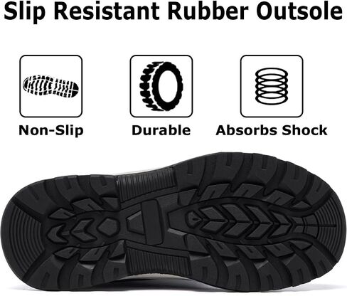 FW FRAN WILLOR Women's Waterproof Winter Snow Boots Warm Comfortable with Side Zipper - 2025 Fashion Lightweight Hiking boots for Cold Weather Insulated Mid Calf Military Booties in Saudi Arabia