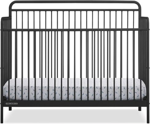 Delta Children Farmhouse 6-in-1 Convertible Crib - Greenguard Gold Certified, Textured White in Saudi Arabia