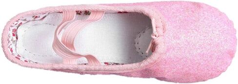 Nexete Ballet Dance Shoes Split-Sole Slipper Flats Ballet Dance PU Leather Shoes for Toddler Girl Kid Women in Kuwait