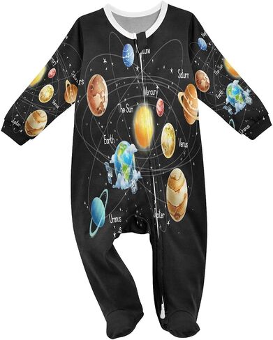 Dussdil Baby One-Piece Footies Newborn Rompers Pajamas Cotton Footed Pjs for Sleep Play Boys Girls in Saudi Arabia