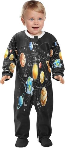 Dussdil Baby One-Piece Footies Newborn Rompers Pajamas Cotton Footed Pjs for Sleep Play Boys Girls in Saudi Arabia