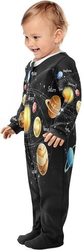 Dussdil Baby One-Piece Footies Newborn Rompers Pajamas Cotton Footed Pjs for Sleep Play Boys Girls in Saudi Arabia
