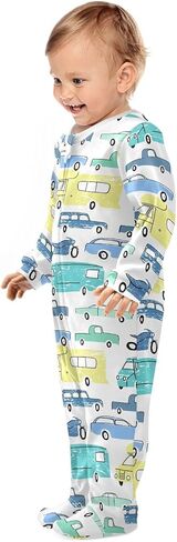 Dussdil Baby One-Piece Footies Newborn Rompers Pajamas Cotton Footed Pjs for Sleep Play Boys Girls in Saudi Arabia