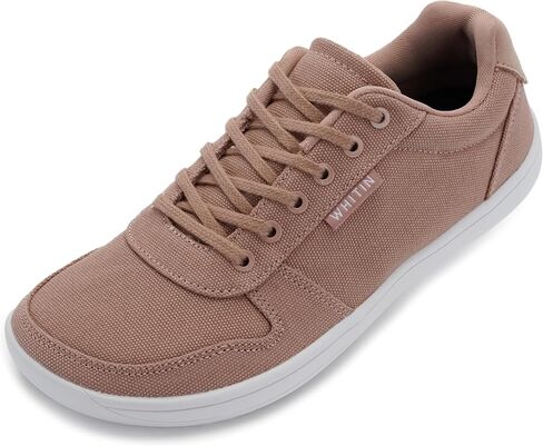 WHITIN Wide Toe Box Barefoot Sneakers for Women | Canvas Minimalist Shoes in Kuwait