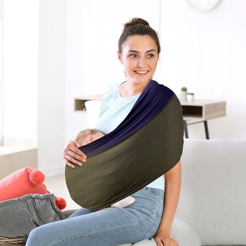 Baby Wrap Carrier, Unisex Baby Carrier, Lightweight & Ultra Soft, Easy to Wear Baby Wrap, Perfect for Newborn Toddlers in Kuwait
