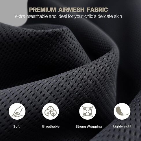Baby Sling Carrier Newborn to Toddler Sling with Wide Shoulder Strap, Lightweight Baby Holder Carrier，Infant Half Wrapped Sling Carrier Perfect for Mom and Dad, Black in Saudi Arabia