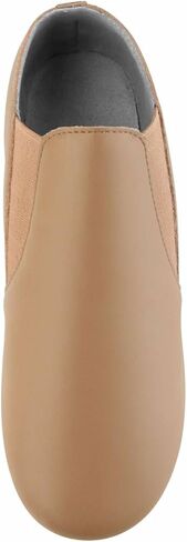Dynadans Unisex Leather Upper Slip-on Jazz Shoe with Elastics for Women and Men's Dance Shoes in Saudi Arabia