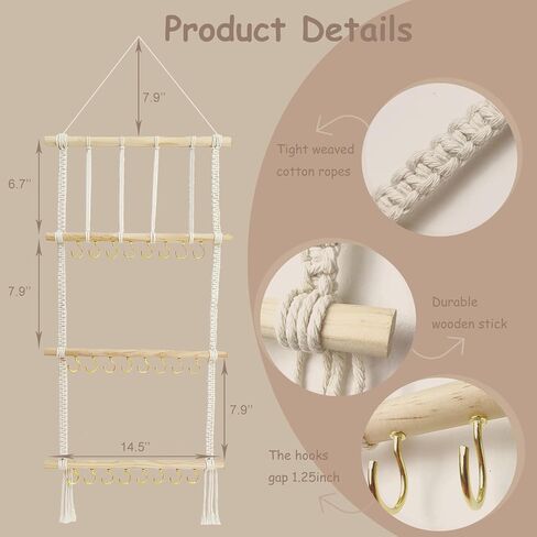 Headband Holder Hair Bows Organizer for Girls, Baby Headbands Hair Accessories Organizer Storage Wall Hanging Decor for Toddler Girls Room in Saudi Arabia