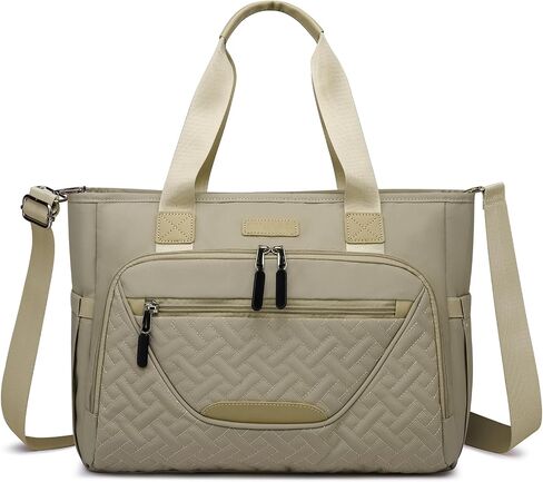Diaper Bag Tote Bag, Large Tote Diaper Bag with 16 Inch Laptop Compartment, Crossbody Toddler Diaper Bag for Mom (Black) in Kuwait