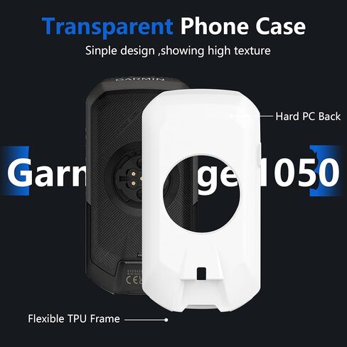 Silicone Case for Garmin Edge 1050 Bike Computer, Black in Saudi Arabia