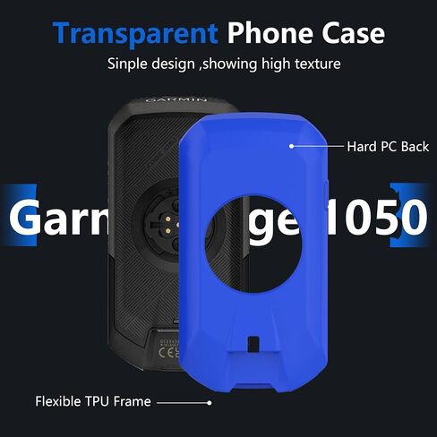 Silicone Case for Garmin Edge 1050 Bike Computer, Black in Saudi Arabia