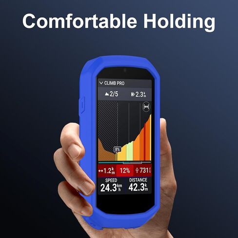 Silicone Case for Garmin Edge 1050 Bike Computer, Black in Saudi Arabia