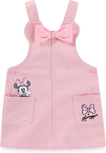 Disney Minnie Mouse Baby Girls Twill Jumper Dress and Jersey Top for Infants in Saudi Arabia