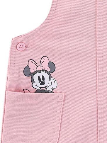 Disney Minnie Mouse Baby Girls Twill Jumper Dress and Jersey Top for Infants in Saudi Arabia