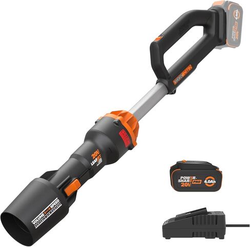 WORX 40V Turbine Leaf Blower Cordless Without Battery and Charger, Brushless Motor Blowers for Lawn Care, Compact and Lightweight Cordless Leaf Blower WG584.9 – Tool Only in Saudi Arabia