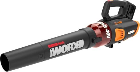 WORX 40V Turbine Leaf Blower Cordless Without Battery and Charger, Brushless Motor Blowers for Lawn Care, Compact and Lightweight Cordless Leaf Blower WG584.9 – Tool Only in Saudi Arabia