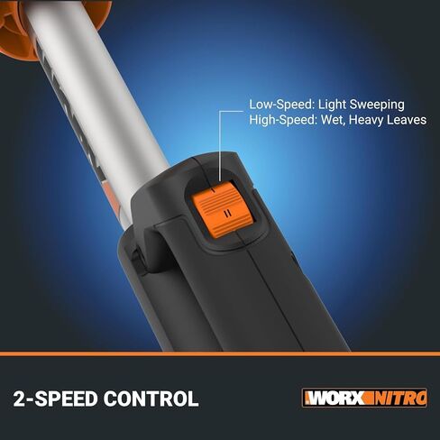 WORX 40V Turbine Leaf Blower Cordless Without Battery and Charger, Brushless Motor Blowers for Lawn Care, Compact and Lightweight Cordless Leaf Blower WG584.9 – Tool Only in Saudi Arabia