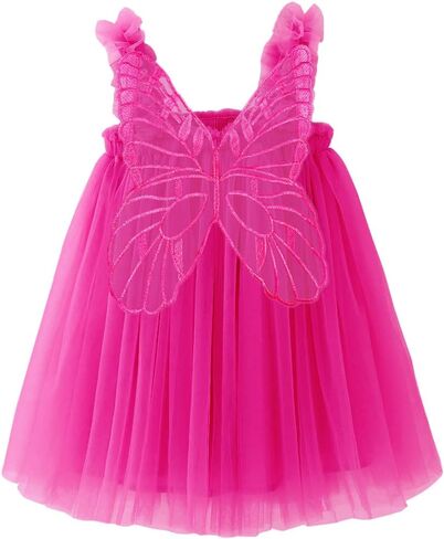 BGFKS Layered Butterfly Tulle Tutu Dress for Baby Girls,Toddler Girl Princess Dress with Flower Headband in Kuwait