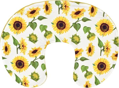 Nursing Pillow Cover Stretchy Pillow Slipcovers for Breastfeeding Moms Two-Sided Design (Sunflower) in Kuwait