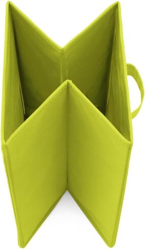EZOWare Set of 6 Foldable Fabric Basket Bins, 10.5"x10.5"x11" Collapsible Storage Organizer Cube with Handle for Kids Clothes Baby Nursery - Purple in Saudi Arabia