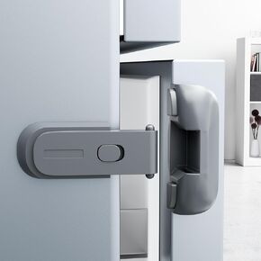 3 Pack Child Proof Lock for Refrigerator, Fridge Kids Proof Lock Fridge Door Lock, Child Proof Refrigerator/Fridge/Freezer Door Lock for Children Kids