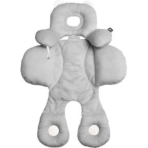 BENBAT Total Body Baby Support Pillow - Stroller Or Car Seat Baby Body Support Pillow - Baby Head Support Pillow and Body Support for Babies - Newborn Gifts and Gifts for Baby Shower (Gray)