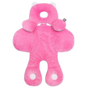 BENBAT Total Body Baby Support Pillow - Stroller Or Car Seat Baby Body Support Pillow - Baby Head Support Pillow and Body Support for Babies - Newborn Gifts and Gifts for Baby Shower (Pink)