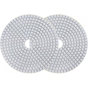uxcell Diamond Polishing Pad 5-Inch 30 Grits Wet/Dry Grinding for Stone Concrete Marble Countertop Floor 2pcs