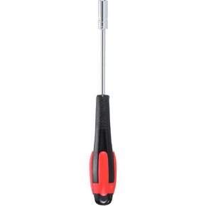 HARFINGTON Metric Nut Driver 5mm Dia 75mm Shank Non-Magnetic 6 Point Hex Socket Screwdriver with Non-Slip Handle for Tightening and Loosening Fasteners