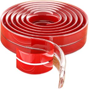Baby Proofing, 6.6ft Edge Protector Strip Clear, Silicone Soft Corner Protectors with Upgraded Pre-Taped Strong Adhesive, Edge Protectors for Sharp Corners of Cabinets, Tables, Drawers