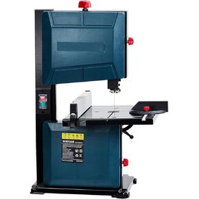 PioneerWorks 8-Inch Bandsaw, 3-Amp Band Saw, 1800FPM Benchtop Bandsaw with Removable Safty Key, 0-45 Tilting Range, Saw For Cutting Wood with Fence and Miter Gauge, Band Saws for Woodworking