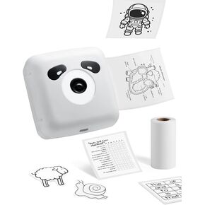 طابعة OFFNOVA الصغيرة، طابعة ملصقات بدون حبر 300 نقطة في البوصة، طابعة جيب بلوتوث مع ورق لاصق واحد، طابعة دراسة محمولة للصور والمجلات DIY، متوافقة مع الهاتف والكمبيوتر اللوحي in Kuwait